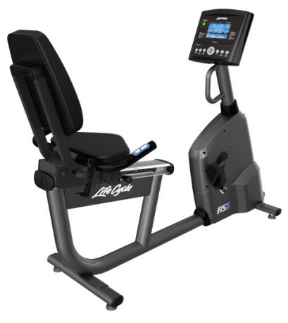 Life Fitness Liegeergometer RS1 mit Go Konsole inkl. Matte + Pulsbrustgurt