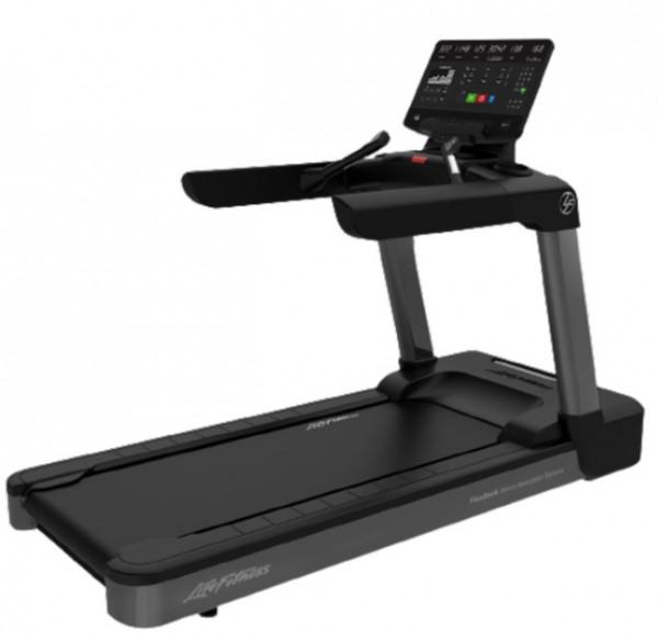 Life Fitness Club Series+ Laufband mit deutscher SL-Konsole inkl. Matte inkl. Aufbauservice