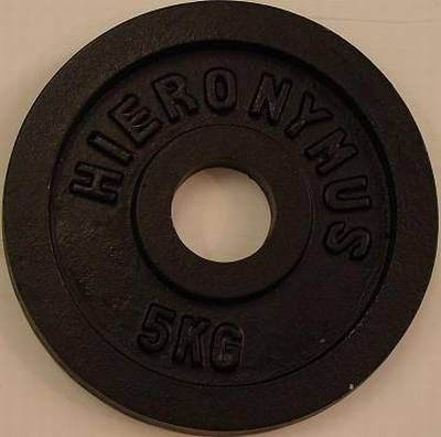 Gusshantelscheibe 52mm 5,0 kg