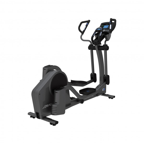 Life Fitness Crosstrainer / Ellipsentrainer E5 Go inkl. Bodenschutzmatte und Pulsbrustgurt