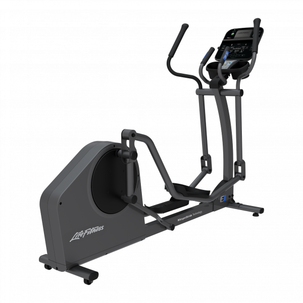 Life Fitness E1 Ellipsen Crosstrainer mit Track Connect-Konsole inkl. Matte + Pulsbrustgurt