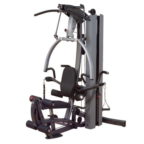 Body-Solid Ganzkörpertrainer / Home Gym Fusion 600 (95kg Gewichtsblock) mit Beinpresse