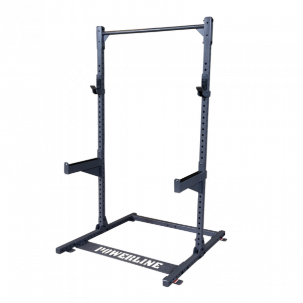 Body-Solid Powerline-Serie Half-Rack PPR500 + Latzug und Ruder-Anbau