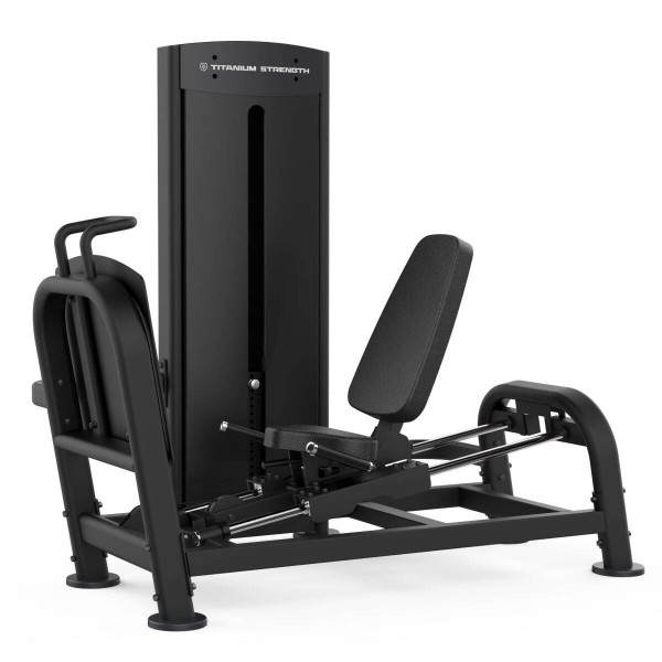 Titanium Strength Selectorized Horizontale Beinpresse Black Series