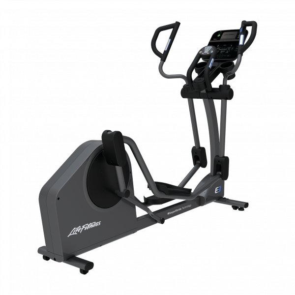 Life Fitness E3 Crosstrainer mit engl. Track Connect 2.0 Konsole inkl. Unterlegmatte