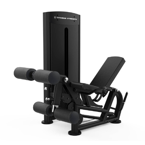 Titanium Strength Selectorized Beinbeuger im Liegen - Beinstrecker Black Series
