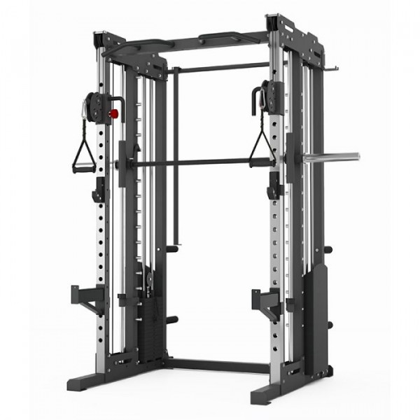 Titanium Strength Commercial FT3 Krafstation / Kabelzugstation: Dual Pulley, Smith Machine und Rack