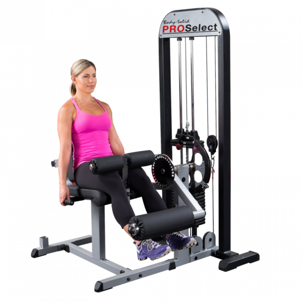 Body-Solid Beinstrecker / -beuger mit 95kg Steckgewichten GCEC-STK