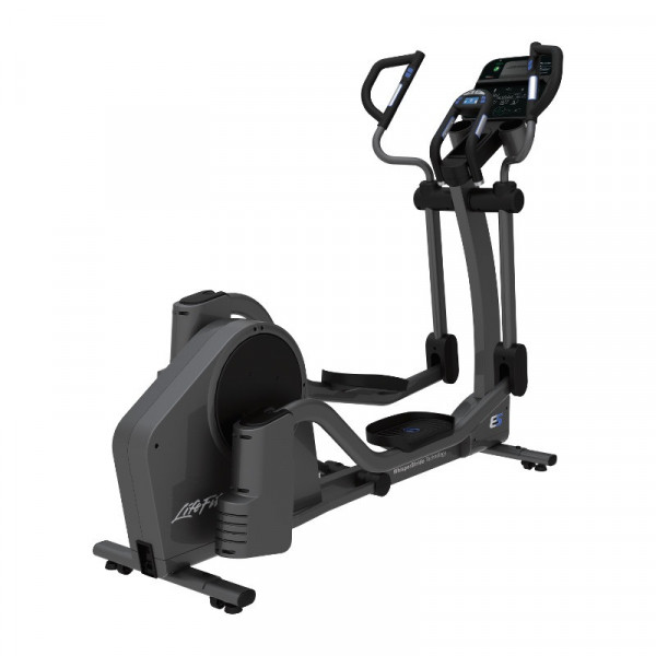 Life Fitness Crosstrainer E5 mit Track Connect Konsole inkl. Matte + Pulsbrustgurt