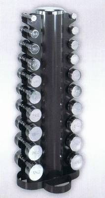 Chrom-Hantelsatz inkl. Ständer 1-10 kg