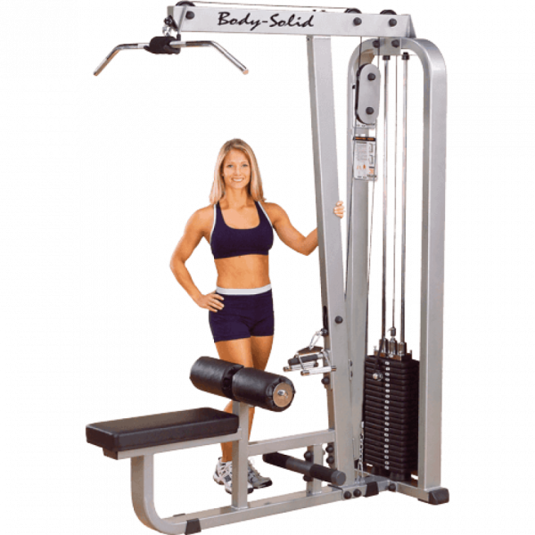 Body-Solid Pro Club Line Latzug- / Ruder-Maschine SLM-300 (100 kg)