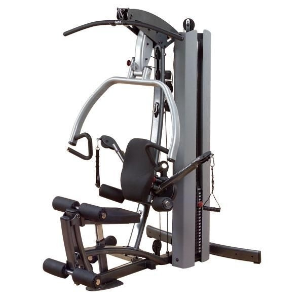 Body-Solid Ganzkörpertrainer / Home Gym Fusion 500 (95kg Gewichtsblock) mit Beinpresse