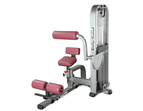Body-Solid Pro Club Bauch-Maschine mit 95kg Gewichtspaket