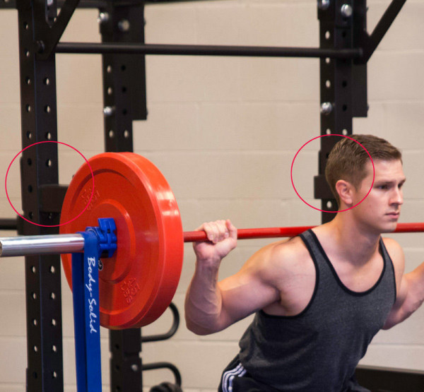Body-Solid Anbauoption Lift Offs - Langhantelablagen