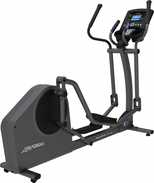 Life Fitness E1 Go Crosstrainer inkl. Matte + Pulsbrustgurt